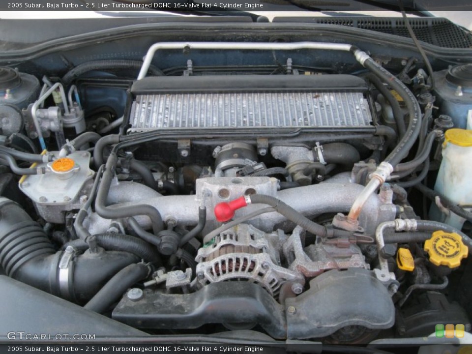 2.5 Liter Turbocharged DOHC 16-Valve Flat 4 Cylinder Engine for the 2005 Subaru Baja #50630394
