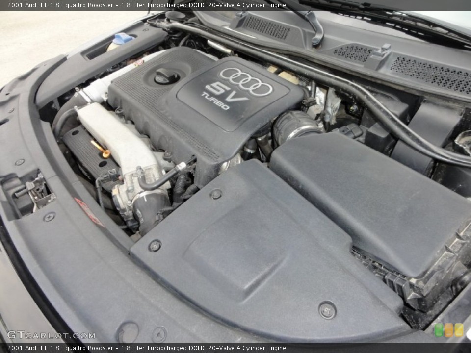 1.8 Liter Turbocharged DOHC 20-Valve 4 Cylinder Engine for the 2001 Audi TT #50630595