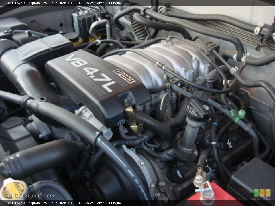 4.7 Liter DOHC 32-Valve iForce V8 Engine for the 2001 Toyota Sequoia #50634351