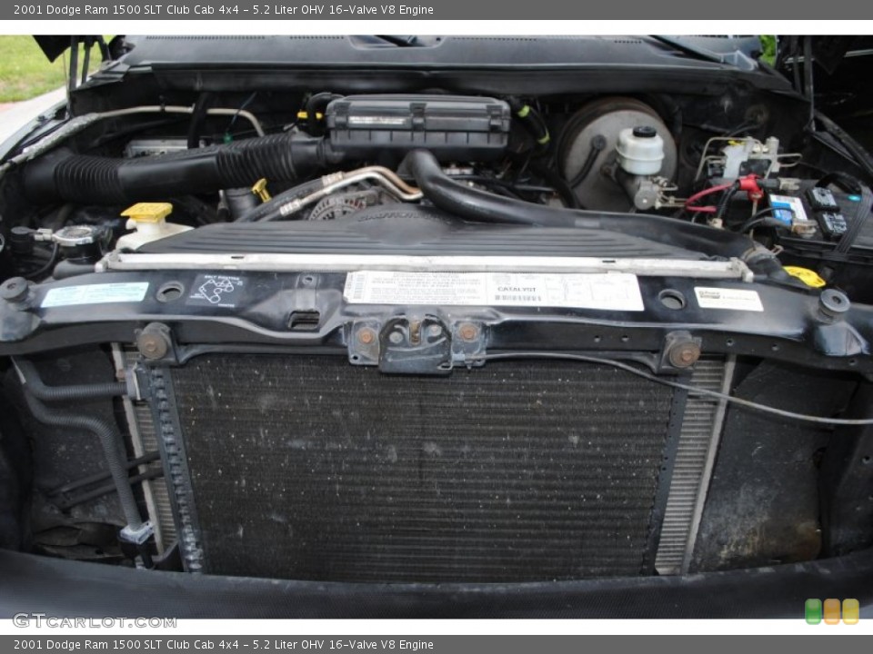 5.2 Liter OHV 16-Valve V8 Engine for the 2001 Dodge Ram 1500 #50637639