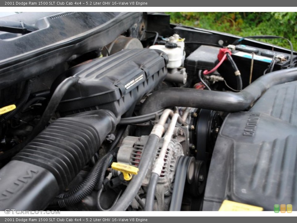 5.2 Liter OHV 16-Valve V8 Engine for the 2001 Dodge Ram 1500 #50637653