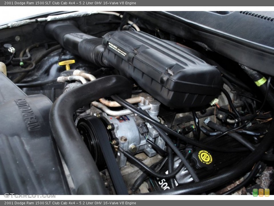 5.2 Liter OHV 16-Valve V8 Engine for the 2001 Dodge Ram 1500 #50637666