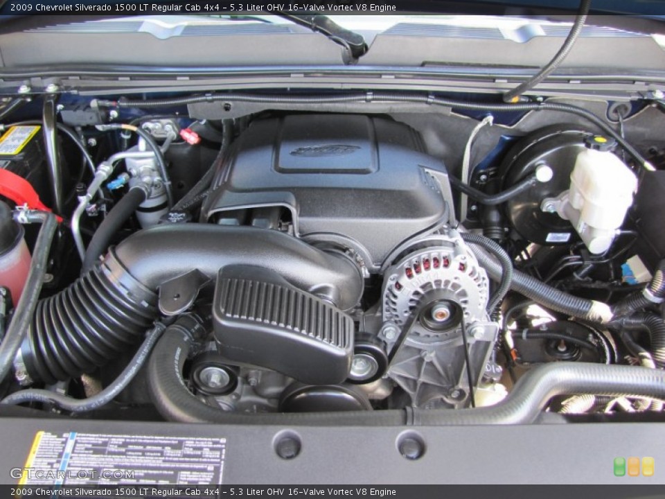5.3 Liter OHV 16-Valve Vortec V8 Engine for the 2009 Chevrolet Silverado 1500 #50646315