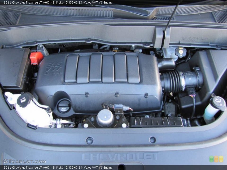 3.6 Liter DI DOHC 24-Valve VVT V6 Engine for the 2011 Chevrolet Traverse #50646738