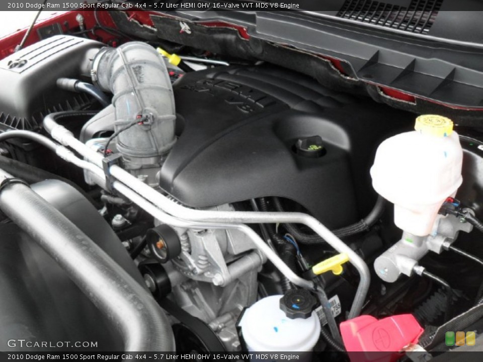 5.7 Liter HEMI OHV 16-Valve VVT MDS V8 Engine for the 2010 Dodge Ram 1500 #50653128