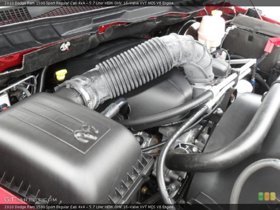 5.7 Liter HEMI OHV 16-Valve VVT MDS V8 Engine for the 2010 Dodge Ram 1500 #50653140