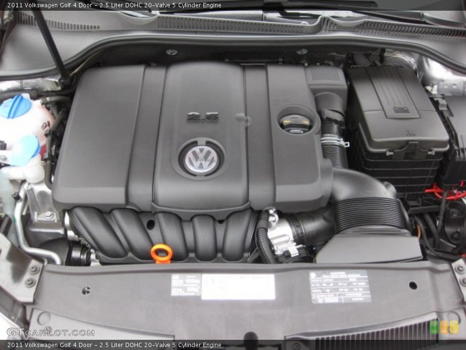 2.5 Liter DOHC 20-Valve 5 Cylinder Engine for the 2011 Volkswagen Golf #50654989