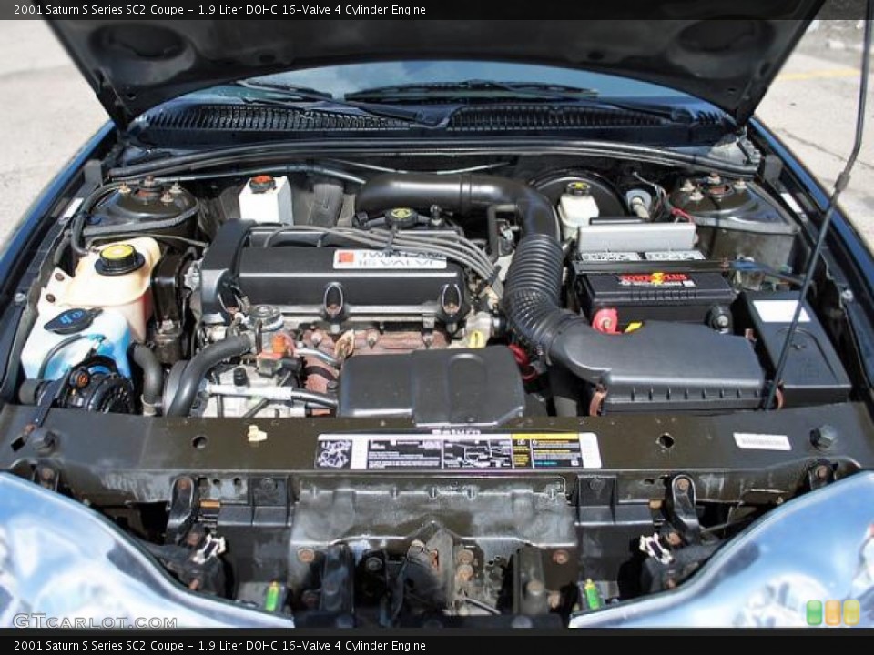 1.9 Liter DOHC 16-Valve 4 Cylinder Engine for the 2001 Saturn S Series #50655808