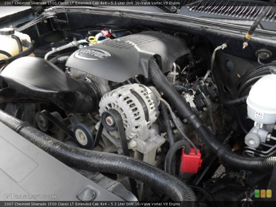 5.3 Liter OHV 16-Valve Vortec V8 Engine for the 2007 Chevrolet Silverado 1500 #50658047