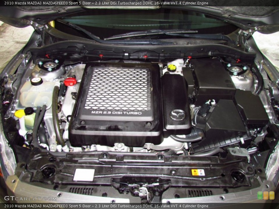 2.3 Liter DISI Turbocharged DOHC 16-Valve VVT 4 Cylinder Engine for the 2010 Mazda MAZDA3 #50663213
