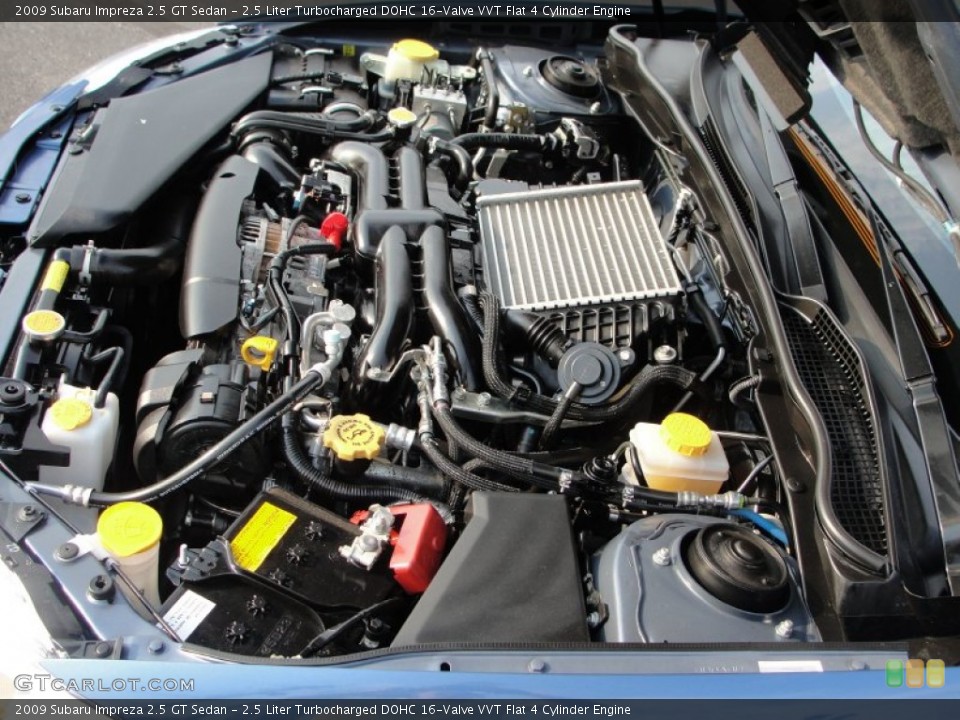 2.5 Liter Turbocharged DOHC 16-Valve VVT Flat 4 Cylinder Engine for the 2009 Subaru Impreza #50681110