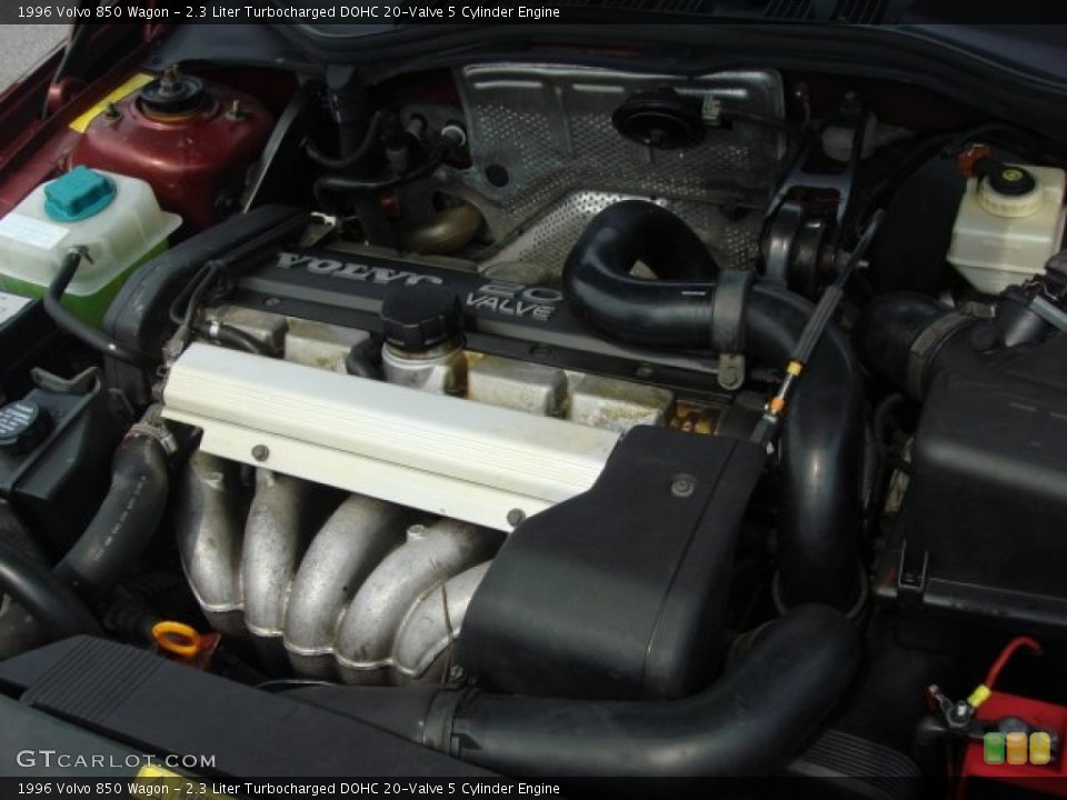 2.3 Liter Turbocharged DOHC 20-Valve 5 Cylinder Engine for the 1996 Volvo 850 #50681480