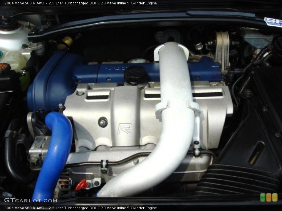 2.5 Liter Turbocharged DOHC 20 Valve Inline 5 Cylinder Engine for the 2004 Volvo S60 #50682173
