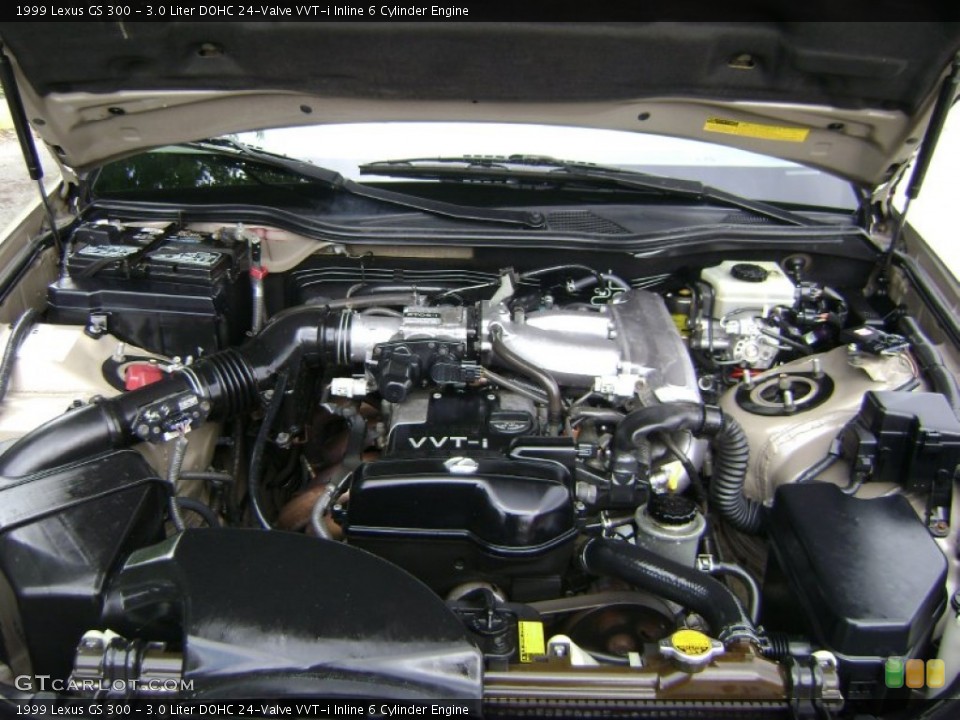 3.0 Liter DOHC 24-Valve VVT-i Inline 6 Cylinder Engine for the 1999 Lexus GS #50685425