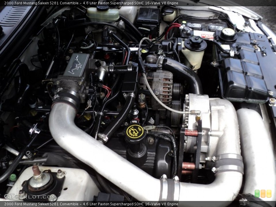 4.6 Liter Paxton Supercharged SOHC 16-Valve V8 Engine for the 2000 Ford Mustang #50686811