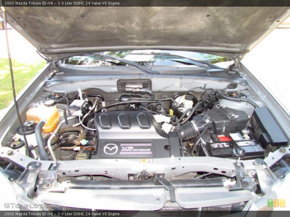 3.0 Liter DOHC 24 Valve V6 2003 Mazda Tribute Engine