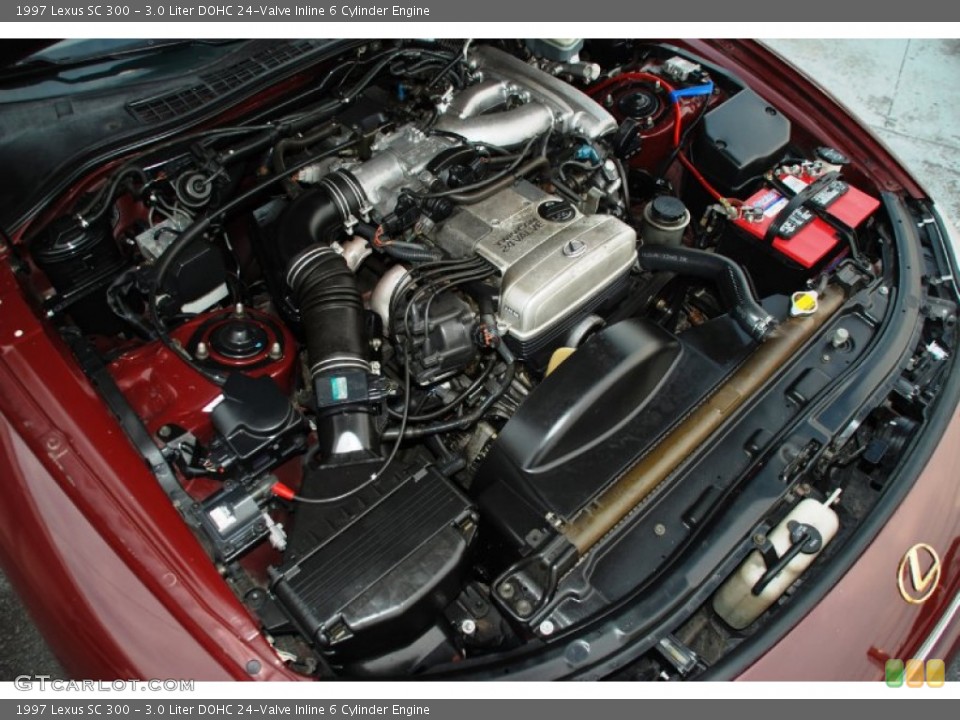 3.0 Liter DOHC 24-Valve Inline 6 Cylinder Engine for the 1997 Lexus SC #50688377