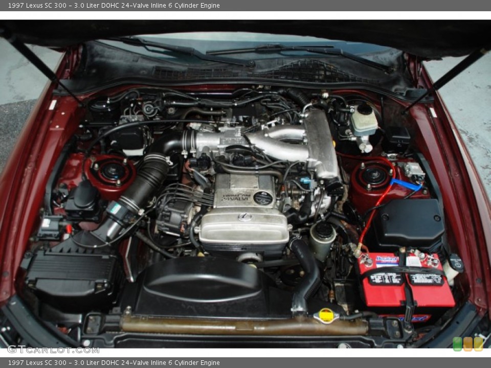 3.0 Liter DOHC 24-Valve Inline 6 Cylinder Engine for the 1997 Lexus SC #50688380