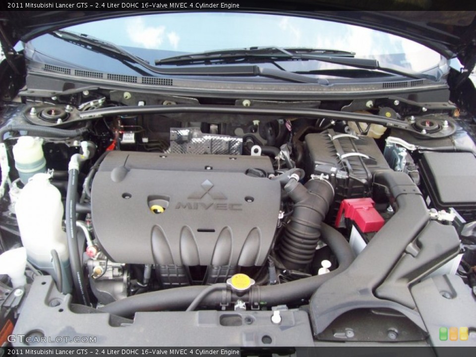 2.4 Liter DOHC 16-Valve MIVEC 4 Cylinder Engine for the 2011 Mitsubishi Lancer #50689584