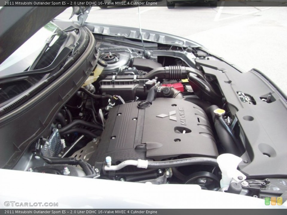 2.0 Liter DOHC 16-Valve MIVEC 4 Cylinder Engine for the 2011 Mitsubishi Outlander Sport #50689707