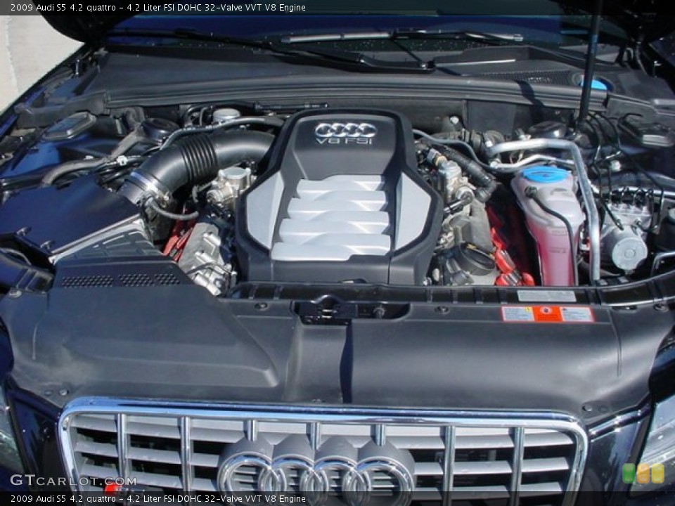 4.2 Liter FSI DOHC 32-Valve VVT V8 Engine for the 2009 Audi S5 #50691451