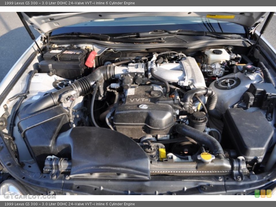 3.0 Liter DOHC 24-Valve VVT-i Inline 6 Cylinder Engine for the 1999 Lexus GS #50696596