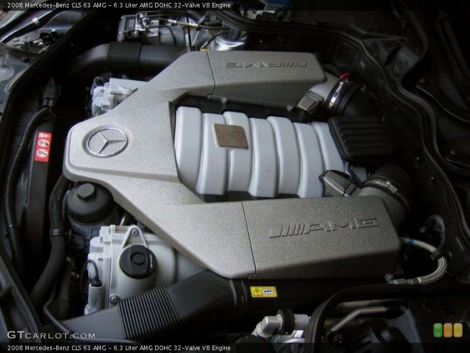6.3 Liter AMG DOHC 32-Valve V8 2008 Mercedes-Benz CLS Engine