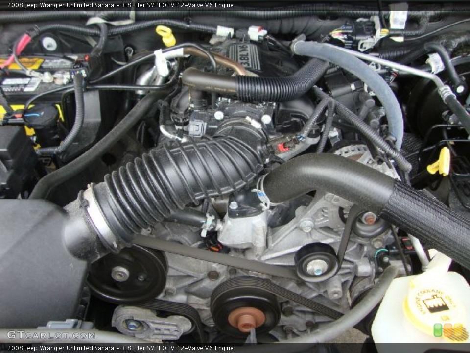 3.8 Liter SMPI OHV 12-Valve V6 Engine for the 2008 Jeep Wrangler Unlimited #50723005