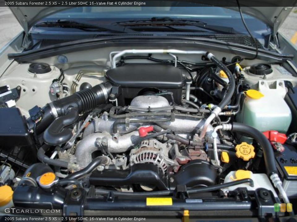 2.5 Liter SOHC 16-Valve Flat 4 Cylinder Engine for the 2005 Subaru Forester #50734032