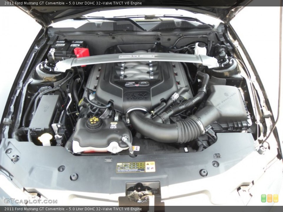 5.0 Liter DOHC 32-Valve TiVCT V8 Engine for the 2011 Ford Mustang #50739054