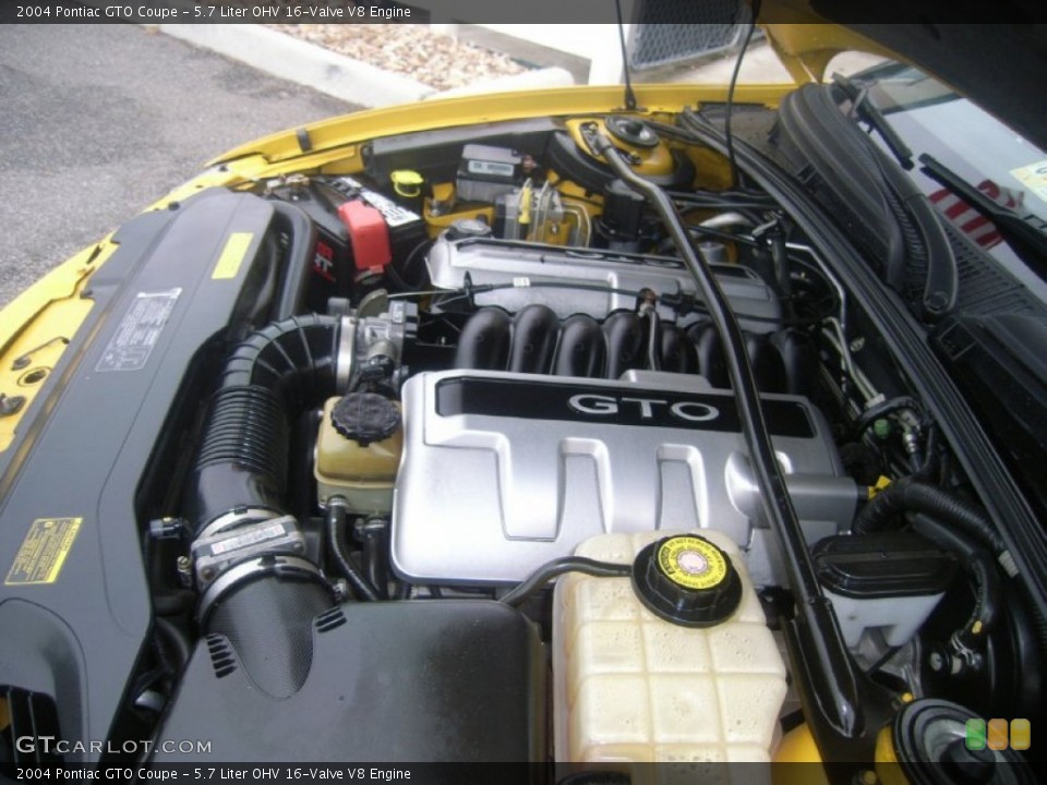 5.7 Liter OHV 16-Valve V8 Engine for the 2004 Pontiac GTO #50744790