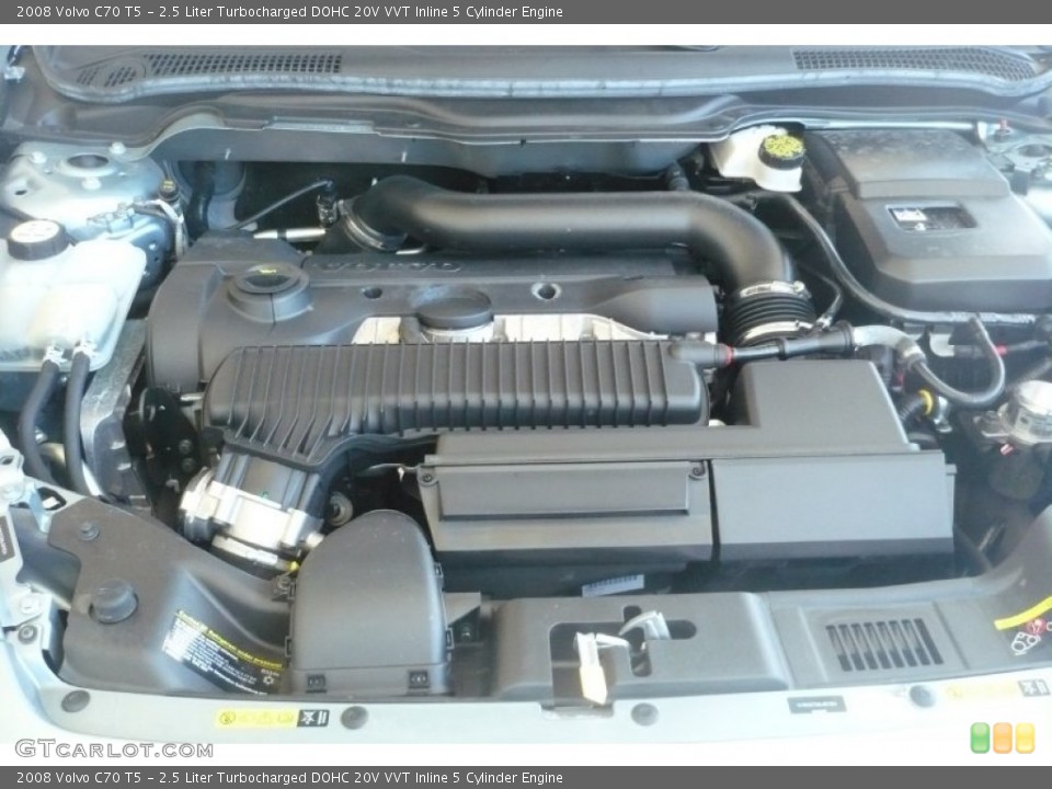 2.5 Liter Turbocharged DOHC 20V VVT Inline 5 Cylinder Engine for the 2008 Volvo C70 #50751090
