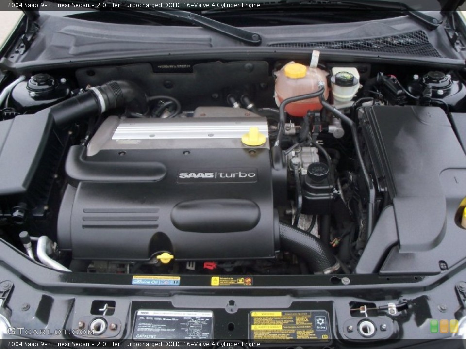 2.0 Liter Turbocharged DOHC 16-Valve 4 Cylinder Engine for the 2004 Saab 9-3 #50761611