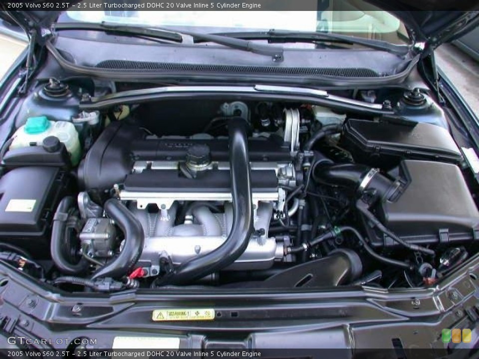 2.5 Liter Turbocharged DOHC 20 Valve Inline 5 Cylinder Engine for the 2005 Volvo S60 #50769456