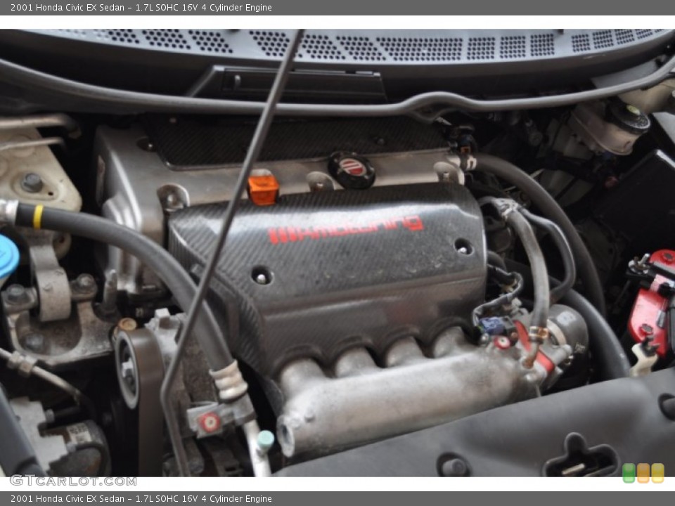 1.7L SOHC 16V 4 Cylinder Engine for the 2001 Honda Civic #50775276