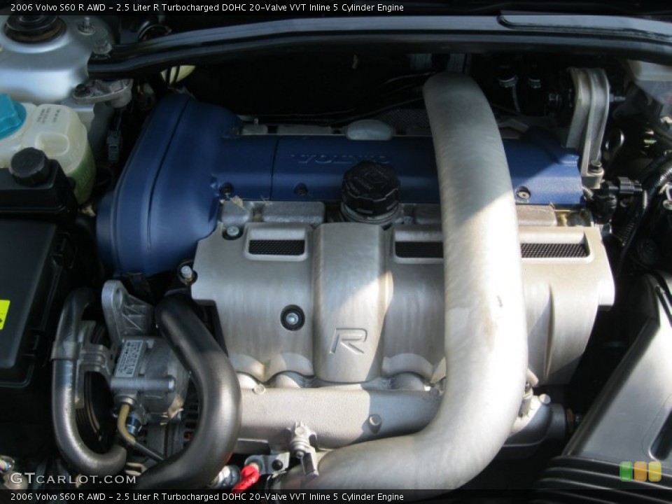 2.5 Liter R Turbocharged DOHC 20-Valve VVT Inline 5 Cylinder Engine for the 2006 Volvo S60 #50776776