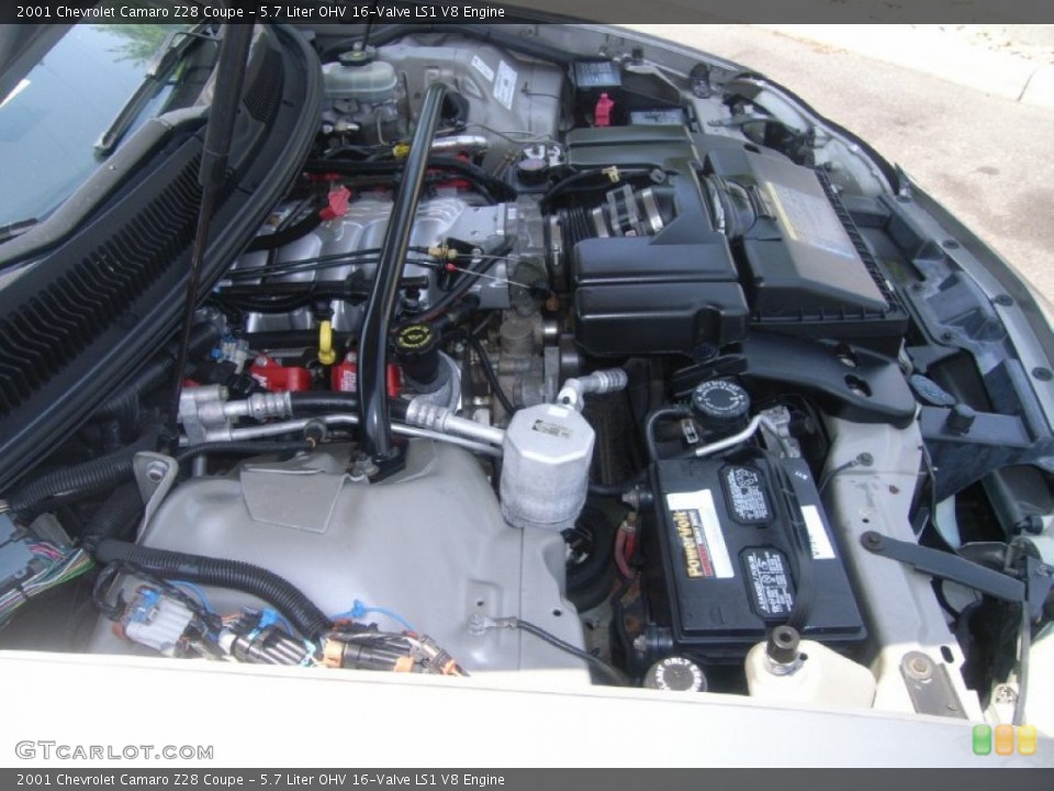 5.7 Liter OHV 16-Valve LS1 V8 Engine for the 2001 Chevrolet Camaro #50777664