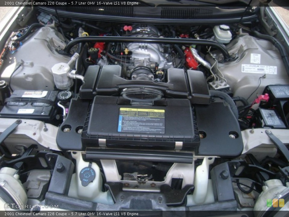 5.7 Liter OHV 16-Valve LS1 V8 Engine for the 2001 Chevrolet Camaro #50777679
