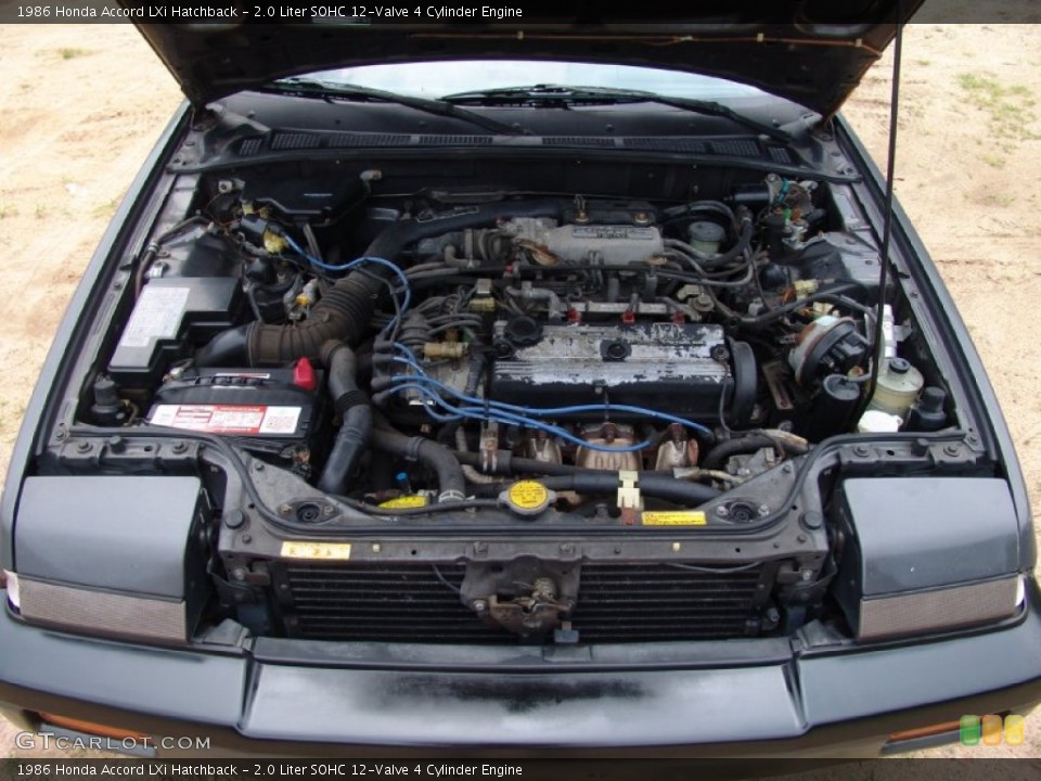 2.0 Liter SOHC 12-Valve 4 Cylinder 1986 Honda Accord Engine