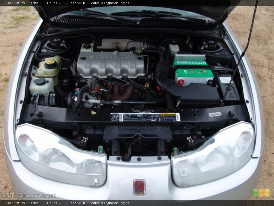 1.9 Liter SOHC 8 Valve 4 Cylinder Engine for the 2002 Saturn S Series #50781591