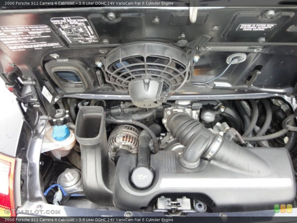 3.6 Liter DOHC 24V VarioCam Flat 6 Cylinder Engine for the 2006 Porsche 911 #50785767