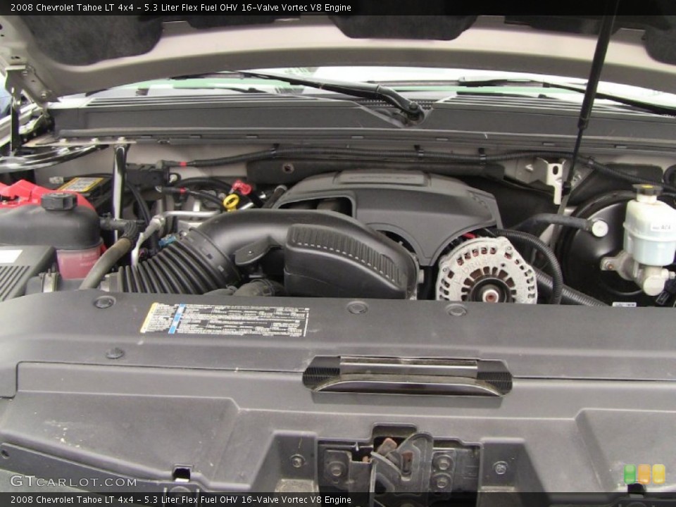 5.3 Liter Flex Fuel OHV 16-Valve Vortec V8 Engine for the 2008 Chevrolet Tahoe #50793900