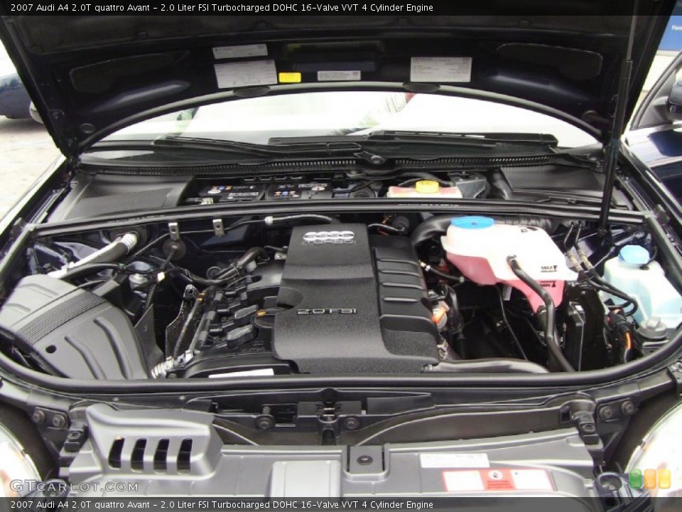 2.0 Liter FSI Turbocharged DOHC 16-Valve VVT 4 Cylinder Engine for the 2007 Audi A4 #50795142