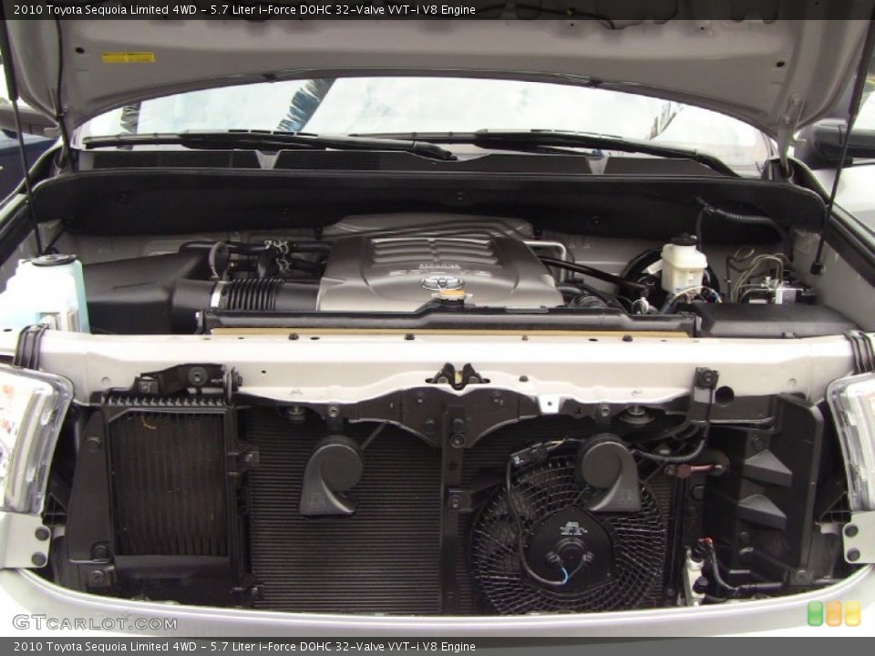 5.7 Liter i-Force DOHC 32-Valve VVT-i V8 Engine for the 2010 Toyota Sequoia #50795379