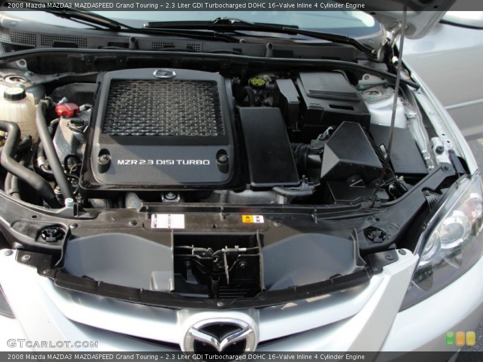 2.3 Liter GDI Turbocharged DOHC 16-Valve Inline 4 Cylinder Engine for the 2008 Mazda MAZDA3 #50797815