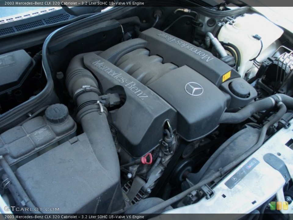 3.2 Liter SOHC 18-Valve V6 Engine for the 2003 Mercedes-Benz CLK #50798073