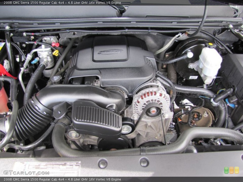 4.8 Liter OHV 16V Vortec V8 Engine for the 2008 GMC Sierra 1500 #50799837