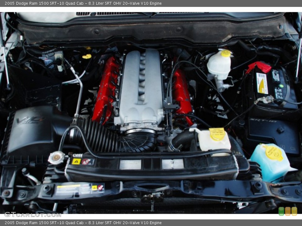 8.3 Liter SRT OHV 20-Valve V10 Engine for the 2005 Dodge Ram 1500 #50801118