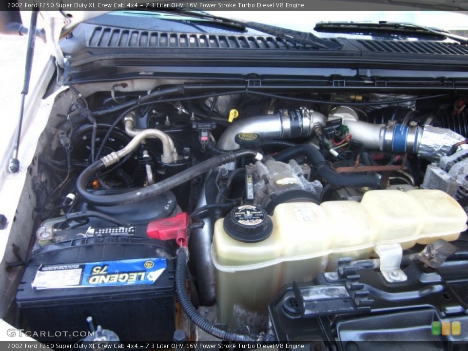 7.3 Liter OHV 16V Power Stroke Turbo Diesel V8 Engine for the 2002 Ford F250 Super Duty #50801967