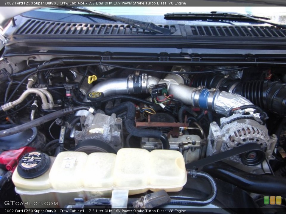 7.3 Liter OHV 16V Power Stroke Turbo Diesel V8 Engine for the 2002 Ford F250 Super Duty #50801982